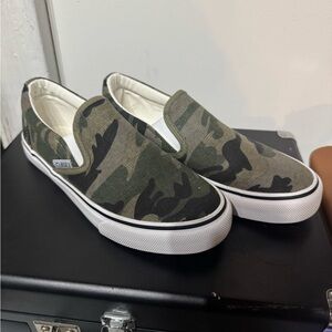 Camouflage Slip-On Sneakers